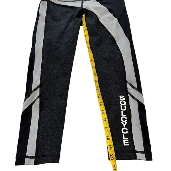 SoulCycle Cropped Leggings with Logo on Leg S athletic biking cycling - Picture 9 of 12